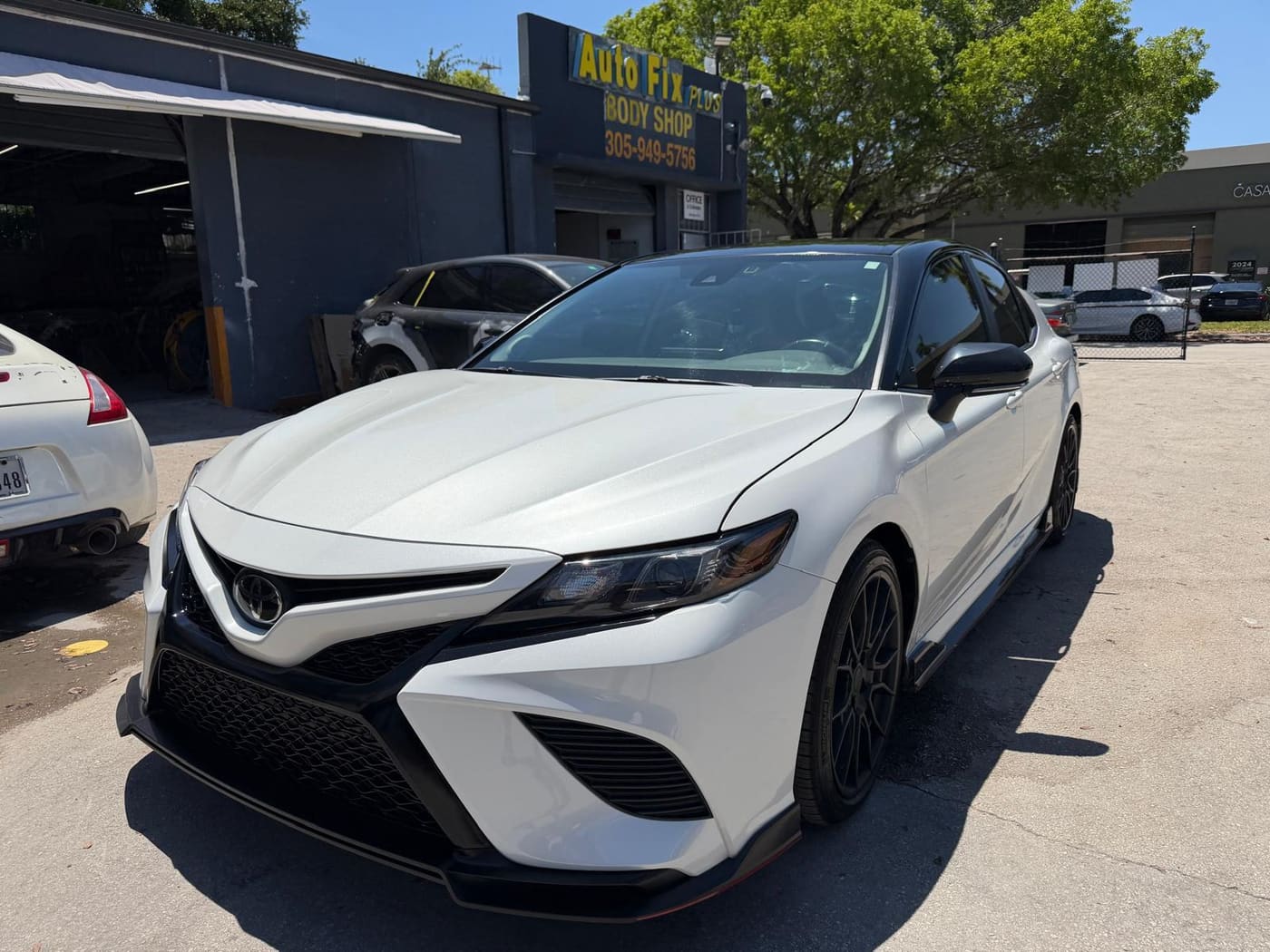 Toyota Camry after collision repair at Autofix Plus